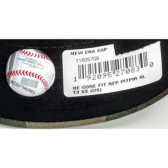 New Era 49FORTY Pittsburgh Pirates green camo cap hat - Picture 6 of 6